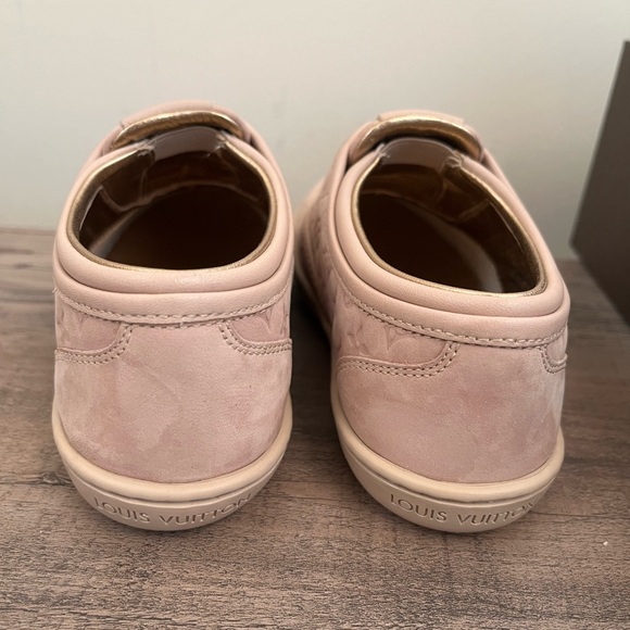 Louis Vuitton monogram leather pink kids girls shoes sneakers size EU 27 - Picture 9 of 10
